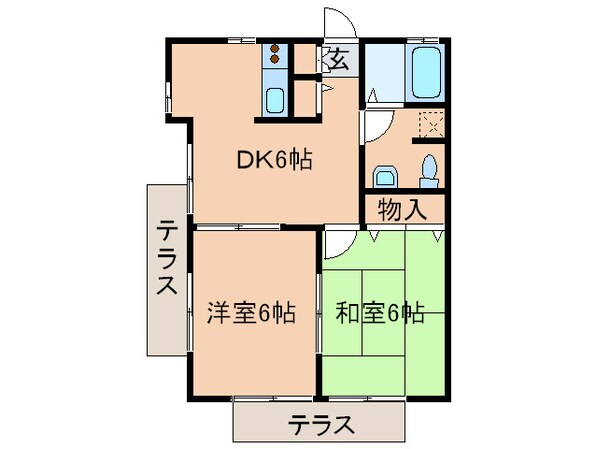 ハイツプラドの物件間取画像